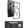 SWISSTEN CLEAR JELLY MagStick metalinis dėklas, skirtas SAMSUNG GALAXY S24 ULTRA 5G juodas