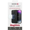Dėklas Swissten Soft Joy Case Magstick, skirtas iPhone 16 Plus Juodas