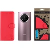Dėklas Tactical Field Notes skirtas Honor Magic7 Lite Raudona