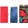 Tactical Field Notes skirtas Motorola G34 dėklas telefonui raudonos spalvos