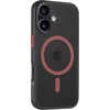 Tactical MagForce Hyperstealth 2.0 dėklas telefonui Apple iPhone 16 juodos ir raudonos spalvos