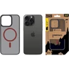 Tactical MagForce Hyperstealth 2.0 dėklas telefonui Apple iPhone 15 Pro Max juodos ir raudonos spalvos