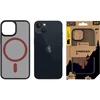 Tactical MagForce Hyperstealth 2.0 dėklas skirtas Apple iPhone 13 mini juodos spalvos/Raudona