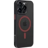 Tactical MagForce Hyperstealth 2.0 dėklas telefonui Apple iPhone 15 Pro Max juodos ir raudonos spalvos