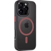 Tactical MagForce Hyperstealth 2.0 dėklas telefonui Apple iPhone 16 Pro juodos ir raudonos spalvos