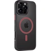 Tactical MagForce Hyperstealth 2.0 dėklas telefonui skirtas Apple iPhone 16 Pro Max juodos ir raudonos spalvos