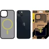 Tactical MagForce Hyperstealth 2.0 dėklas telefonui Apple iPhone 13 juodos ir geltonos spalvos