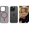 Tactical MagForce Hyperstealth 2.0 dėklas telefonui Apple iPhone 15 Pro juodos ir raudonos spalvos