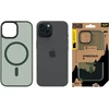 Dėklas Tactical MagForce Hyperstealth dangtelis, skirtas iPhone 15 Forest Žalias