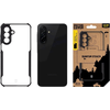 Tactical Quantum Stealth dėklas skirtas Samsung Galaxy A26 5G skaidrus ir juodos spalvos
