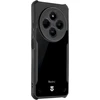 Tactical Quantum Stealth dėklas Xiaomi Redmi 14C 4G/Poco C75 skaidrus ir juodos spalvos