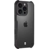 Tactical Quantum Stealth dėklas skirtas Apple iPhone 16 Pro skaidrus ir juodos spalvos