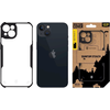Dėklas Tactical Quantum Stealth dangtelis, skirtas Apple iPhone 13 skaidrus/juodas