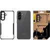 Tactical Quantum Stealth dėklas skirtas Samsung Galaxy A56 5G skaidrus ir juodos spalvos