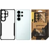 Tactical Quantum Stealth dėklas skirtas Samsung Galaxy S26 Ultra skaidrus/juodos spalvos