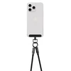 Devia kabelis lanyard 2in1 PD USB-C - USB-C 1,2 m 60W juodos spalvos