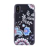 Dėklas Devia Bloosom Silicone Back Case With Swarovsky Crystals For Apple iPhone X / XS Juodas