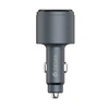 Devia automobilinis įkroviklis Extreme Metal PD QC 116W 1x USB 2x USB-C juodos spalvos
