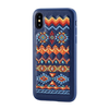 Dėklas Devia Flower Embroidery Bohemian Silicone Back Case For Apple iPhone X / XS Mėlyna