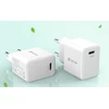 Devia laidinis įkroviklis GRS EA457 GaN PD 30W 1x USB-C baltos spalvos