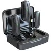 Devia mikrofonas telefonui Kintone Lightning belaidis 2in1 juodos spalvos