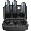 Devia mikrofonas telefonui Kintone Lightning belaidis 2in1 juodos spalvos