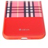Dėklas Devia Lattice Silicone Back Case For Apple iPhone X / XS Raudona