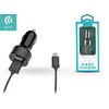 Devia Smart Series Premium automobilinis įkroviklis 2 x USB 2.4A + Micro USB laidas 1m Juodas