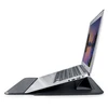 Devia nešiojamo kompiuterio / MacBook dėklas Ultra-Thin 13,3'' atsparus vandeniui PU leather juodos spalvos