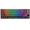 Ducky One 3 Aura Juodas SF žaidimų klaviatūra, RGB LED – MX-Silent-Raudona US išdėstymas