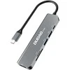 D-Link DUDAO Alu 6-in-1 USB3.0 Fast Hub multi-functional Wired USB 3.2 Gen 1 (3.1 Gen 1) Type-C Pilkas