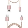 Kabelis USB Dux Ducis USB-A - microUSB 1 m Rožinė (49277-uniw)