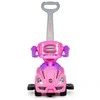 Ecotoys Mašinėlė - stumdukas DELUXE 3w1 Raudona