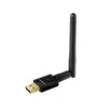Edup EP-AC1607 USB 2.0 WiFi dviejų juostų 2,4/5,8 GHz belaidis adapteris 600 Mbps su išorine antena Juoda