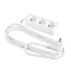 Karlik Elcan ilgintuvas su 3 lizdais / 5 m kabelio ilgis / 10A / 250V / IP20 / baltas