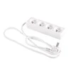 Karlik Elcan ilgintuvas su 4 lizdais / 1,5 m Vads / 10A / 250V / IP20 / baltas