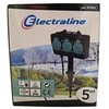 Electraline Į žemę įsmeig. elektros lizdas 3-viet./3x1mm2 /5m juodas/žalias