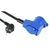 Ilgintuvas su 3 polių elektros lizdu IP44 Electraline 1viet./1.5m/3x1.5mm H05RN-F