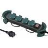 Ilgintuvas su įžeminimu ir jungikliu IP44 Electraline 4-viet./4m/3x1.5mm2 H07RN-F