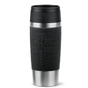 EMSA Travel Mug Classic N2020200 kelioninis puodelis 360 ml Juoda, Nerūdijančiojo plieno Nerūdijančiojo plieno