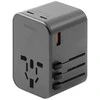 ENERGEA Laidinis įkroviklis 1xUSB + 2xUSB-C PD-PPS-QC 3.0 65W 1A2C 4-in-1 Adapteris US/AU/EU/UK Gunmetal Trav