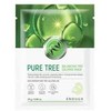 ENOUGH Pure Tree Balancing Pro Calming Mask - raminamoji ir drėkinamoji lakštinė veido kaukė, 1vnt.