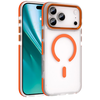 Dėklas Telforceone Etteri Icy Mag case for iPhone 17 Pro Max oranžinis