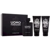 Salvatore Ferragamo Ferragamo Uomo Signature rinkinys vyrams (EDP, 100 ml + šampūnas ir dušo želė, 100 ml + balzamas po skutimosi, 100 ml)
