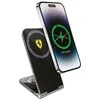 Ferrari foldable cargo. induction 2in1 FECBFMALK 15W juodos spalvos Printed Logo MagSafe