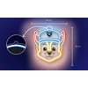 Pakabinamas šviestuvas TelForceone Pakabinamas neoninis LED "Paw Patrol" ant stiklo - Chase OW-130346