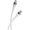 Forever lankstus laidas USB-C – USB-C 2,0 m 60W baltas