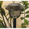 Telforceone Forever Light saulės energija varomas LED šviestuvas plieniniu stulpu SUNARI FLS-30 juodas