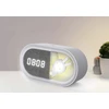 Žadintuvas su LED Bunny naktine lempute PURE FNL-05 INGRID baltos spalvos ilgas Forever Light