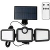 TelForceone SUNARI saulės lempa LED FLS-04 108*SMD PIR 10W 800lm 6000K 2400mAh Li-Ion Forever Light